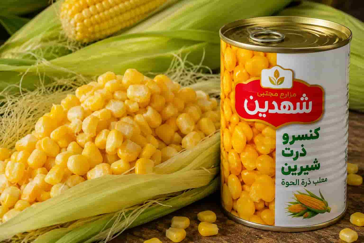 تصویر 1 از کنسرو ذرت شهدین با طعم دلپذیر برای غذای ساده
